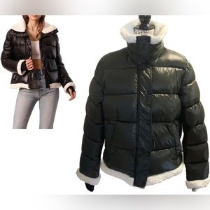 7 For All Mankind Sherpa Puffer Coat
